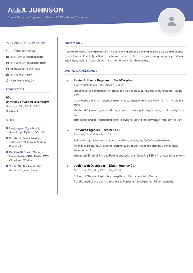 Basalt resume template